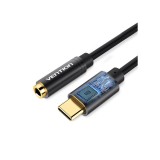 Adaptor cablu audio USB tip C la mamă de 3,5 mm