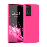 Husa Kwmobile pentru Samsung Galaxy A52/Galaxy A52 5G/Galaxy A52s 5G, Silicon, Roz, 54346.77