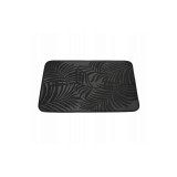 Covoras pentru baie, moale, negru, model elegant, 50x80cm, Sepio