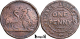 1860, 1 Penny - W.J. Taylor | Advance Australia - Imperiul Britanic