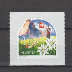 ELVETIA 2022 ELVETIA -Imagini serie 1timbru autoadeziv MNH**