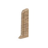 Terminatie pentru plinta, stanga / dreapta, SET 10456-6025, PVC, stejar, 52 x 22 mm, 4 buc / set