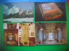 HOPCT LOT 3282 -4 CARTI POSTALE -CASTELUL PELES-SINAIA -JUD-PRAHOVA-NECIRCULATE