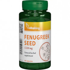 Supliment Alimentar Schinduf (Fenugreek) 610 miligrame 90 capsule Vitaking