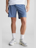Cumpara ieftin Pantaloni scurti barbati cu logo cauciucat si bata elastica, Albastru deschis M, Albastru deschis, M INTL, M (Z200: SIZE (3XSL --&gt;5XL)), Calvin Klein