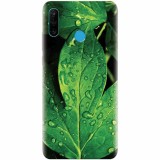 Husa silicon pentru Huawei P30 Lite, Leaves And Dew