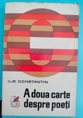 Ilie Constantin - A doua carte despre poeti