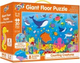 Puzzle Podea: Numaram animalute marine (30 piese) PlayLearn Toys, Galt