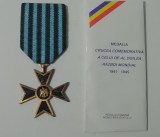 QW15 13 - decoratie - medalia Crucea comemorativa a celui de-al doilea Razboi Mondial - 1941 - 1945