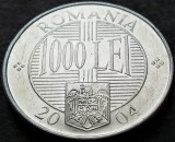 Cumpara ieftin Moneda 1000 LEI - ROM&Acirc;NIA, anul 2004 * cod 4738 = UNC din FASIC BANCAR