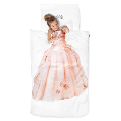 Snurk Bettw&amp;auml;sche Prinzessin rosa 135 x 200 foto