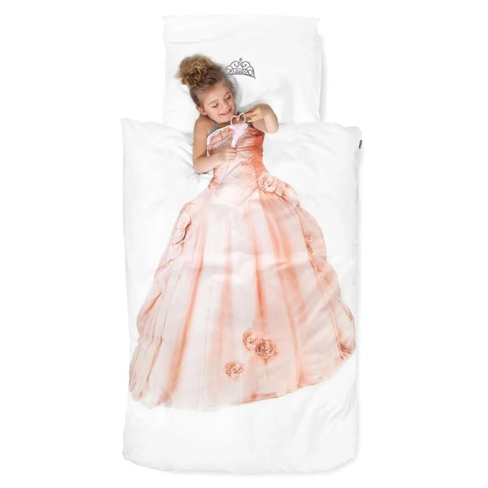 Snurk Bettw&auml;sche Prinzessin rosa 135 x 200