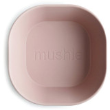 Mushie Square Dinnerware Bowl bol Blush 2 buc