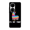 Husa compatibila cu Huawei P50 model Id hit that, Silicon, TPU, Viceversa, Transparent, Carcasa