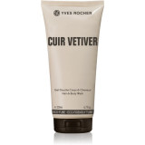 Yves Rocher Cuir V&eacute;tiver gel de dus pentru corp si par pentru bărbați 200 ml