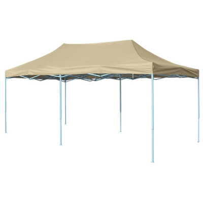 42507 Foldable Tent Pop-Up 3x6 m Cream White GartenMobel Dekor foto