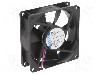 Ventilator 80x80x25,4mm, 8...15V DC, EBM-PAPST - 8412NH-217
