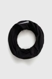 Nike fular impletit culoarea negru, neted