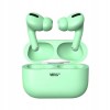 Casti Bluetooth MRG MinPods3 Verde, Display LCD, Carcasa Incarcare, True Wireless Stereo, Compatibil iOS/Android