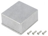 Carcasă universală aluminiu naturală 55x60x31mm