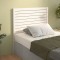 vidaXL Tăblie de pat, alb, 81x4x100 cm, lemn masiv de pin 818996