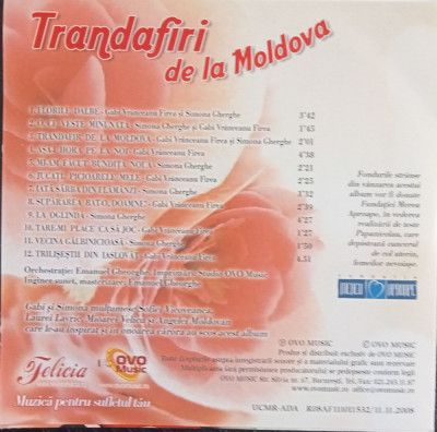 CD Gabi Vranceanu Firea &amp;amp; Simona Gherghe - Trandafiri de la Moldova foto