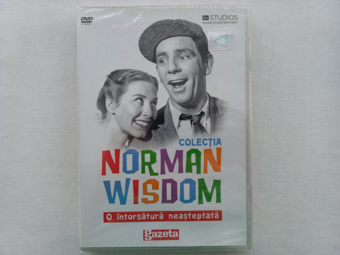 NORMAN WISDOM- O INTORSATURA NEAȘTEPTATĂ, DVD, [NOU, &Icirc;N ȚIPLĂ] SUBTITRARE ROMANA