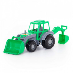 Tractor-excavator - Altay, 37x17x22 cm, 3-5 ani, Băieți