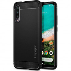 Husa Antisoc Spigen Rugged Armor pentru Xiaomi Mi A3, Negru foto