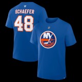 New York Islanders tricou de bărbați Fanatics Authentic Stack Name &amp;amp; Number T-Shirt - Royal - XXXL