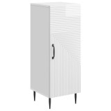 vidaXL Bufet Alb foarte lucios 33 x 34,5 x 89,5 cm Lemn prelucrat 894829