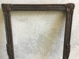 arta / design / vintage - Rama deosebita din lemn cu ornamente din ipsos pentru tablouri, fotografii, goblene, acte, documente sau diverse !