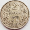 245 Belgie 2 Francs 1909 L&eacute;opold II (Dutch text) - der belgen km 59 argint
