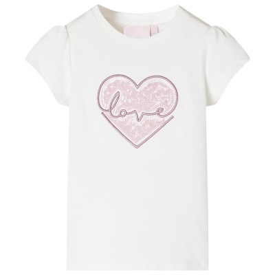 Tricou pentru copii ecru 128 foto