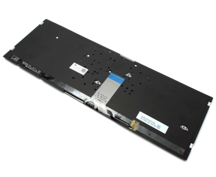 Tastatura Asus Argintie VivoBook S15 s530f iluminata layout US fara rama enter mic, VivoBook S15 s530fa