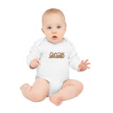 Body Bebelusi, Nascut in 2025, alb, marimea 62, tematica Jungle