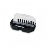 Set 10 piese, varfuri (biti) 25 mm SL, PH, PZ cu adaptor STANLEY 1/4&quot;