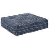 VidaXL Pouf Modular Indigo 70x70x54 din țesătură