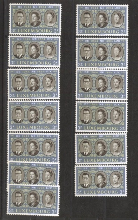 Luxembourg 1964 13 x Benelux Mi.700 MNH AC.348
