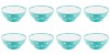 Set boluri, 8 piese, 3 L, Plastic, Verde menta