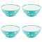 Set boluri, 8 piese, 3 L, Plastic, Verde menta