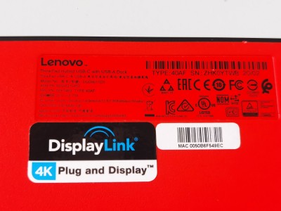 ThinkPad Hybrid USB-C with USB-A Dock 03X7469 TYPE 40AF cu alimentator foto