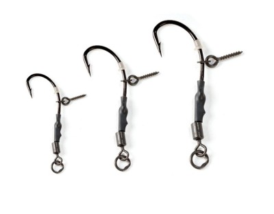 Carlige EXTRA CARP Carp Rig 777P, Nr 6, 3 Buc/Plic, Negru foto