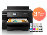 Imprimanta inkjet Epson EcoTank L11160 Inkjet Color A3+ Retea Wi-Fi