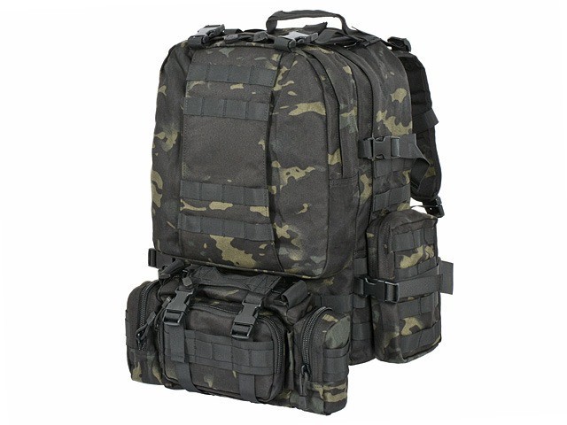 Rucsac asalt 3 zile 36L 8FIELDS Multicam Negru