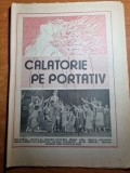 Revista calatorie pe portativ februarie 1989-contine umor,rebus,caricaturi