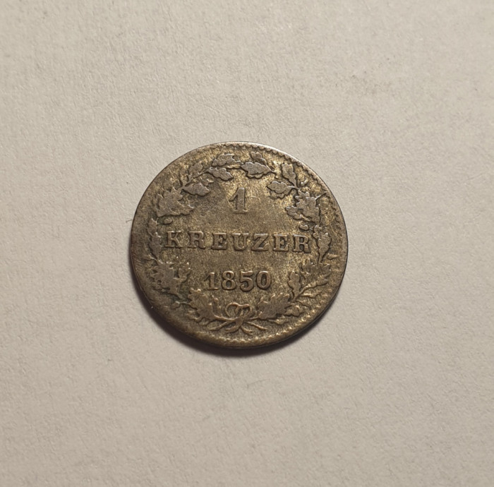 1 Kreuzer 1850 Frumos