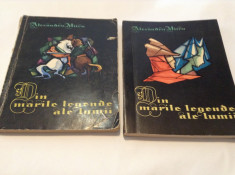 DIN MARILE LEGENDE ALE LUMII ( ILUSTRATII - MARCELA CORDESCU ) 2 VOL.- aL. MITRU foto