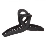 Clamă Păr Femei, Negru Mat, Model Buclă, 11 cm, Oem