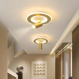 Plafoniera Led aspect modern 3 faze de iluminare cu proiector orientabil